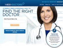 Tablet Screenshot of mckinney.1800doctors.com